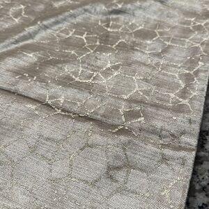 West Elm Pillow Cover Sham gold cream NWOT